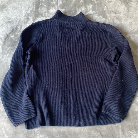 American Eagle Vintage Fit Men’s Navy Sweater Size L - Picture 2 of 7